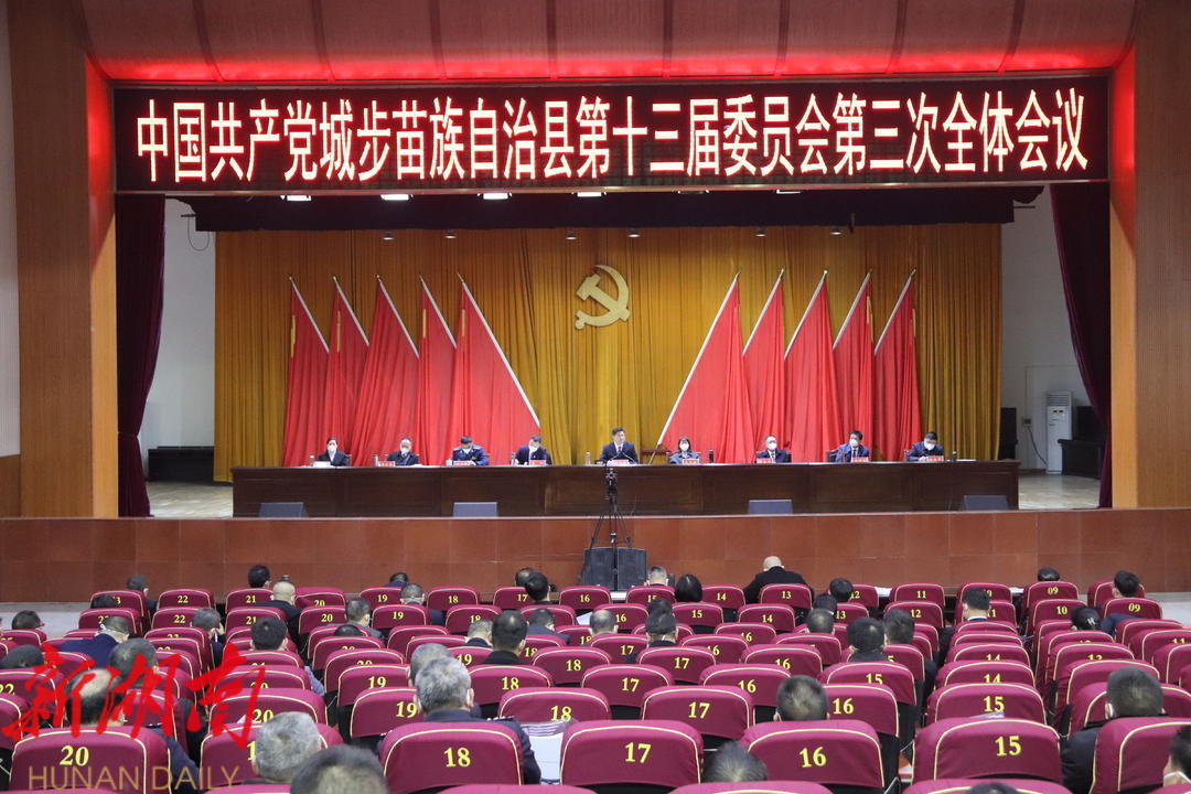城步召开县委十三届三次全体会议_邵阳头条网